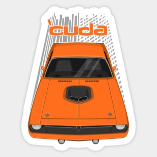 Plymouth Barracuda - Hemi Cuda - 1970 - Vitamin C Orange Sticker